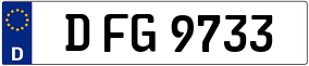 Truck License Plate